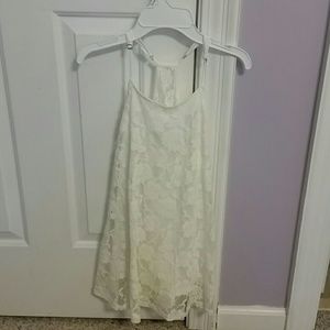 White dress/cover up
